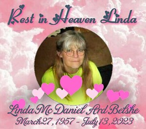 Obituary photo of Linda McDaniel Ard Belshe, Dove-KS