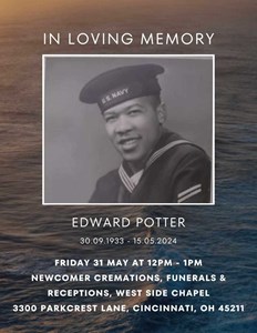 Newcomer Family Obituaries - Edward G. Potter Jr. 1933 - 2024 - Cincinnati